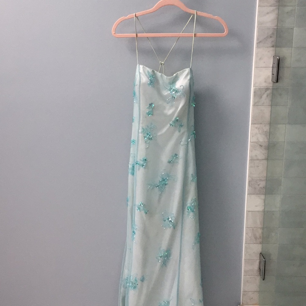 Beautiful beaded prom dress